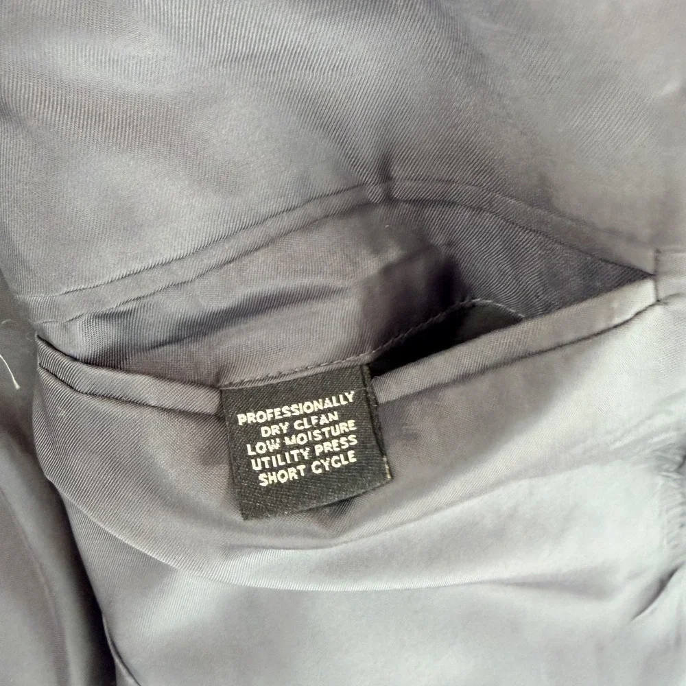 Jos A Bank Stays Cool Blazer Sport Coat Jacket in Grey Wool Blend Half Lined 41R